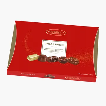 Praline Excelcium Rosu 180g